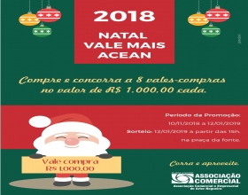 Acean lança campanha de natal em Artur Nogueira
